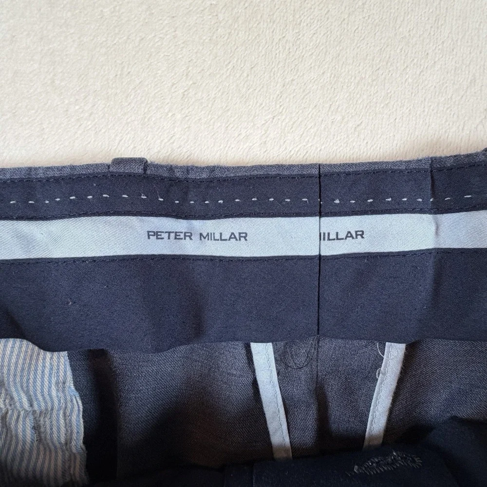 Peter Millar Pants Men's 38x33 Royal Blue Performance Golf Trousers